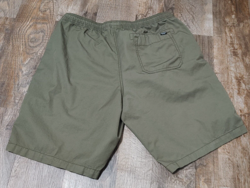 Men's XL Union Bay Army Green Elastic Waist Pull-on Drawstring Short w/Pockets - 第 6/7 張圖片