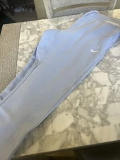 Nike Joggers Club Fleece Tapered Athleisure Pants Size XL Mens Blue 716830-548