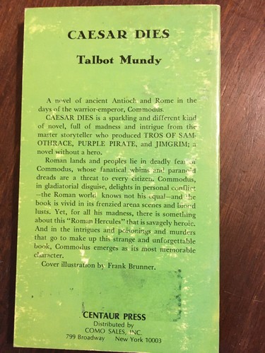 2 PB Books, Tros Of Samothrace 1967 & Caesar Dies 1973, Talbot Munday - Picture 7 of 10