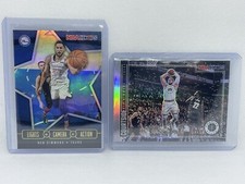 Ben Simmons LOT(2) 2021 Hoops HOLO + 19-20 Premium Stock Courtside PRIZM 76ers