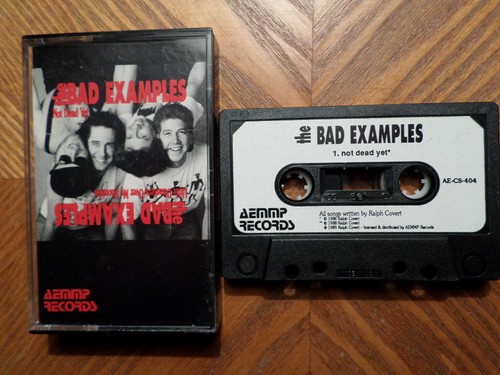 PRIVATE EP CASSETTE TAPE/ THE BAD EXAMPLES/NOT DEAD YET/3 SONGS/CHICAGO ROCK - Picture 1 of 2