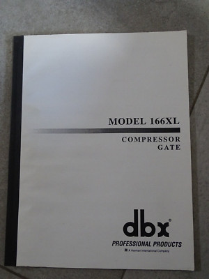 DBX 166XL  COMPRESSOR GATE  SERVICED