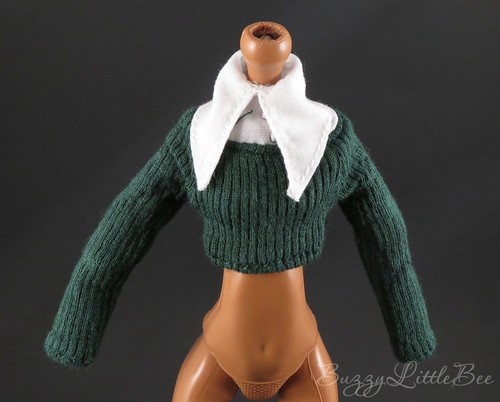 Bratz Alwayz Jade Green Sweater Shirt Top Fits G1 G2 G3 MH Dolls