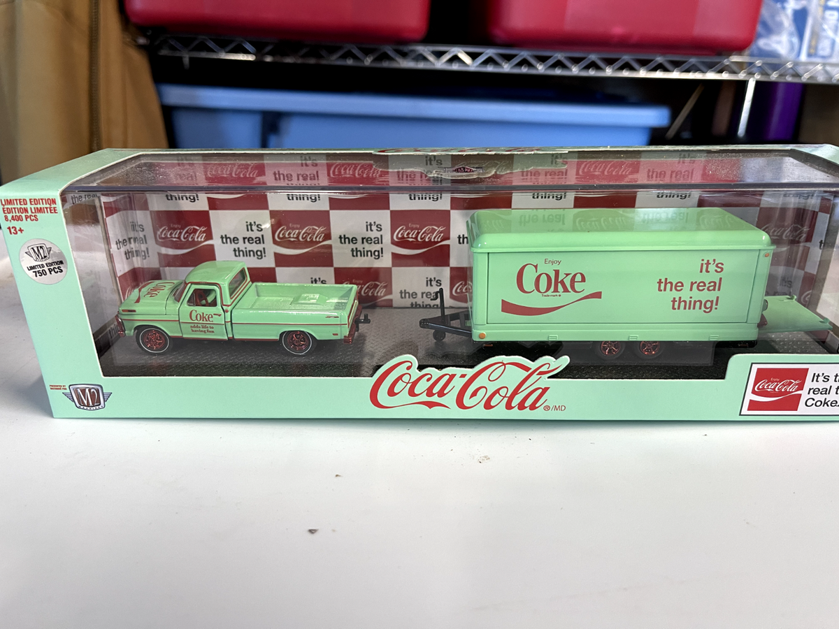 M2 MACHINES CHASE 1/750 Coca Cola 1969 Ford F250 Ranger 1949