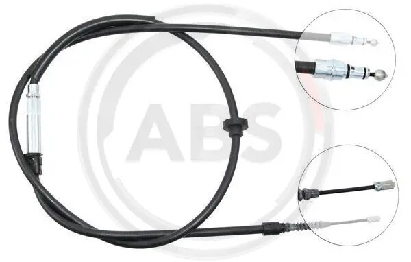Cavo freno a mano Freno a disco K12876 A.B.S. per VW PASSAT B5 PASSAT B5 Variant
