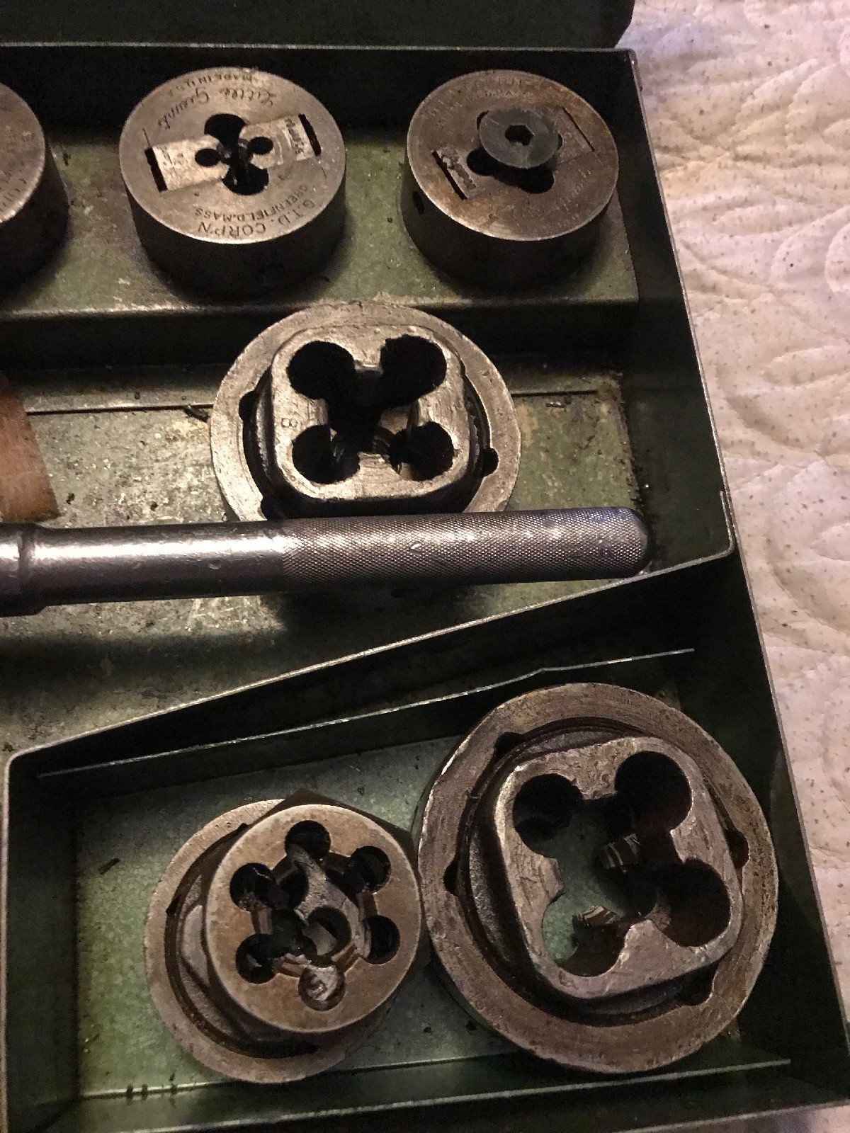Greenfield Little Giant Screw Plate Die Set 310 Vintage eBay