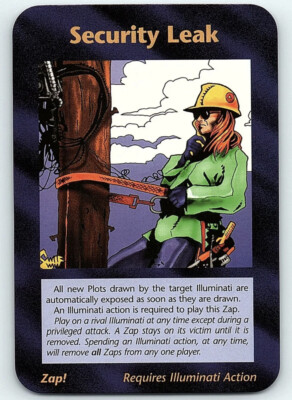Illuminati New World Order INWO Assassins Card Game NWO UC