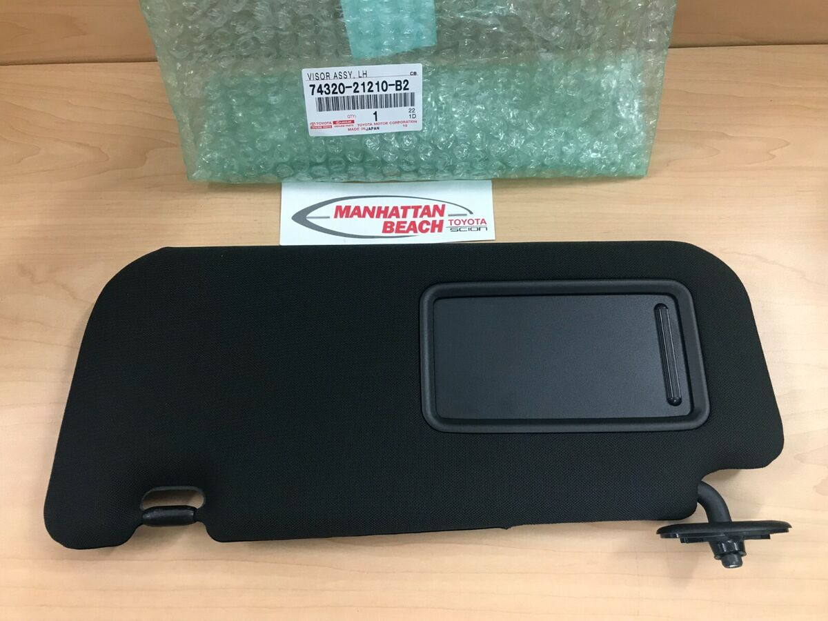 New DARK GRAY Drivers Side Sun Visor 11-13 SCION TC 74320 New DARK GRAY Drivers Side Sun Visor 11-13 SCION TC 74320