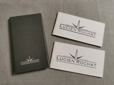 Lucien Rochat Vintage Bausatz Garantieheft Rohling und Geschichtsheft Newoldstock