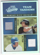 2003 Absolute Memorabilia Team Tandems Spectrum #4 Sweeney - Beltran Jersey /25