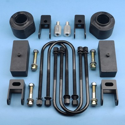 99-10 F250 F350 3.5'' Axle 2WD W/Auxiliary Lift Front 2'' Rear 1''+Shock Extend