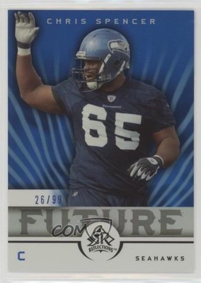 2005 Upper Deck Reflections Future Blue 26/99 Chris Spencer #144 Rookie RC 0af
