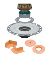 Schluter Kerdi Tiled Shower Drain System Kit 2  Outlet Oil-Rubbed Bronze FAST 