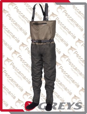 Wader Greys Tail Größe L 45/47 Atmungsaktiv Taucherglocke Spinnfischen Fliegen