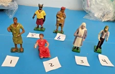 Roman emperor Slave King Wise man Jesus Farmer strange creature lead toy PICK 1