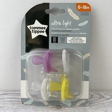 Tommee Tippee Ultra Light Soft Orthodontic Silicone Pacifier 6-18 m NIP
