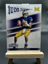 Tom Brady 2018 Panini Contenders Draft Picks Old School Colors #20 〽️