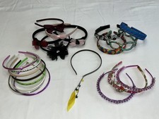Lot Of 22 Girls Headbands Bows Hair Accessories