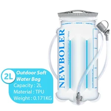 NEWBOLER 2L/3L TPU Detachable Drinking Tube Water Bag Large Capacity Outdoor Dri