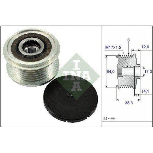 Generatorfreilauf Schaeffler INA 535 0264 10 FüR CitroëN Peugeot-image