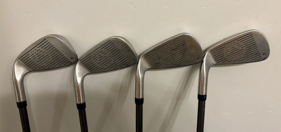 Taylor Made Burner Oversize Iron Set 3-8, A, Bubble R Flex Irons S Flex Graphite - Image 2 of 4