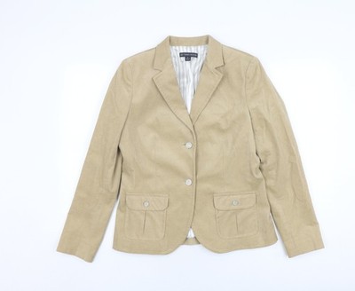 Brooks Brothers beige Blazer Damengröße 6   elegante Businesskleidung