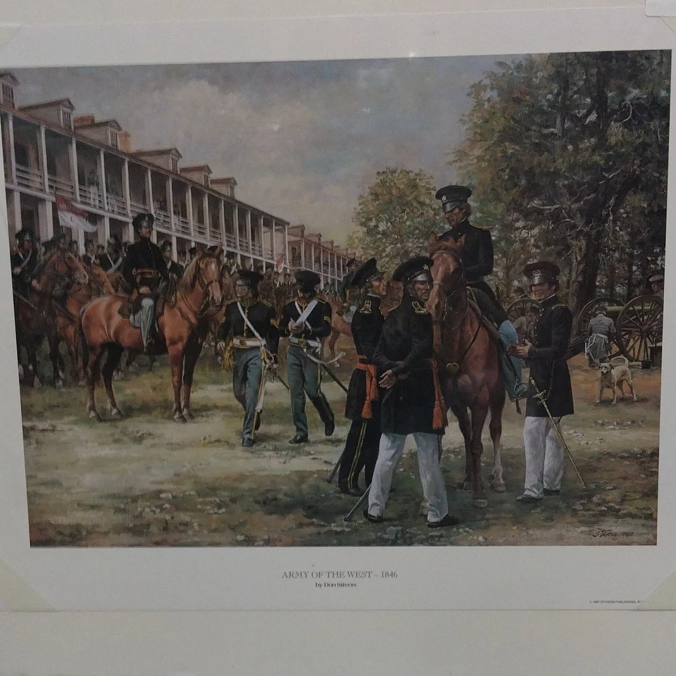 Don Stivers Army of the West—1846 Signed Limited Edition Lithograph Print 1987 - Image 1 of 4