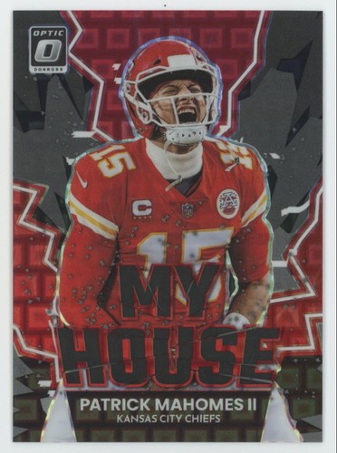 Patrick Mahomes II [Black Pandora] #MH-4 2022 Panini Donruss Optic My House card