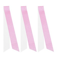 3 Pcs Sashes for Pageants Blank Bridal Party Decorations