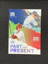 Shohei Ohtani Babe Ruth 2018 Panini Diamond Kings Past And Present #PP10 RC