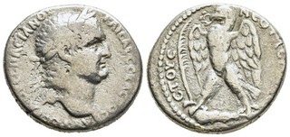 FITZ SELEUCIS and PIERIA ANTIOCH SILVER TETRADRACHM VESPASIAN EAGLE CLUB@NON1344