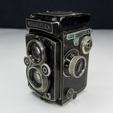 Vintage Rolleiflex 3.5 TLR Camera 75mm f2.8 Synchro Compur   FOR PARTS/REPAIR