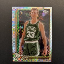 Larry Bird 2025-26 Topps Chrome X-Fractor #243 Boston Celtics NBA