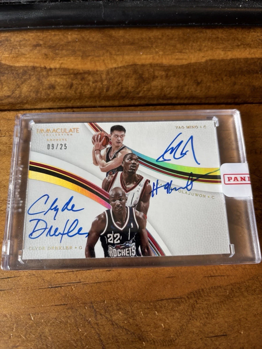 姚明篮球亲笔签名体育交易卡和配件| eBay