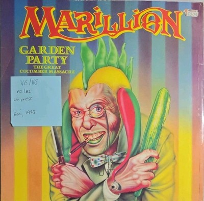 Marillion Garden Party The Great Cucumber Massacre Vinyl Record VG/VG 12EMIS5393