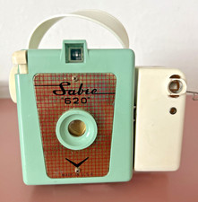 Vintage 50s MCM Jadite Green Color SABRE 620 Camera USA Untested
