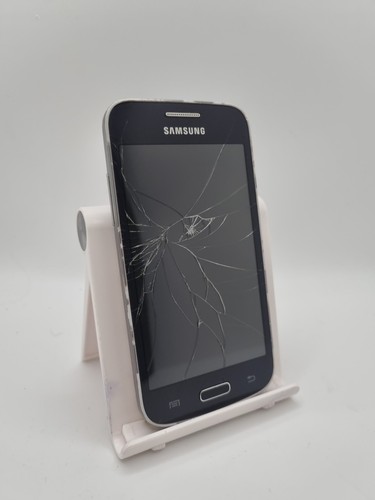 Samsung Galaxy Core Plus schwarz entsperrt Android Smartphone gesprungen unvollständig