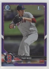 2018 Bowman Draft Chrome Purple Refractor 101/250 Thad Ward #BDC-90 02l6
