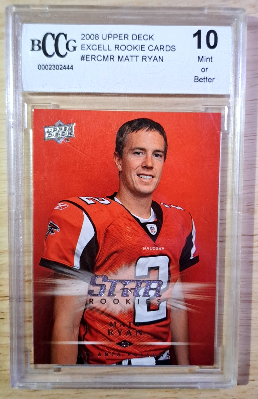 Matt Ryan (BCCG 10, RC) 💥 2008 Upper Deck Excel - Rookie - Falcons