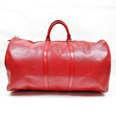 Louis Vuitton LV Boston Bag Keepall 55 Reds Epi 2275684 | eBay