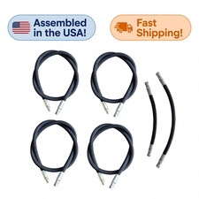 Hydraulic Hoses Kit For Fisher Trailblazer Heavy Duty Vblade Snow Plow 6 Hoses Hydraulic Hoses Kit For Fisher Trailblazer Heavy Duty Vblade Snow Plow 6 Hoses
