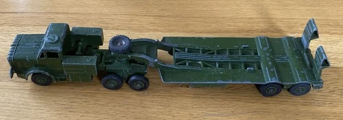 Dinky Supertoys Tank Transporter 660 and Hornycroft Mighty Antar - Vintage