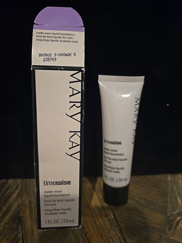 Mary Kay Matte Wear Foundation Bronze 5 #038769 Combo/Oily NIB NOS