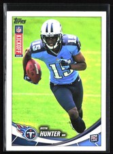 2013 Topps Kickoff #15 Justin Hunter RC ROOKIE CARD. rookie card picture