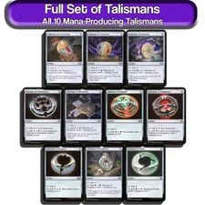 Talismans MTG Mana Rocks Full Set All 10 Magic The Gather Commander Staples EDH