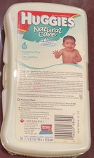 NEW Huggies Natural Care Wipes Travel Case 2002 04 Hard Shell Container Sealed