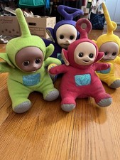 Vintage Teletubbie Plush Toys Set of Four