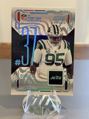 2025 Score Top 100 Football #37 Quinnen Williams New York Jets Case Hit SSP 