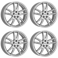 4 Dezent Kf Silver Wheels 7.0jx17 5x114.3 For Mitsubishi Asx Lancer 17 Inch Rims