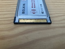 Belkin F5D7010 Wireless-G PCMCIA CardBus WiFi Adapter 54Mbps 802.11g Laptop